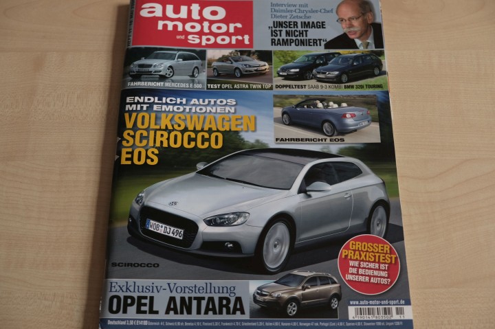 Deckblatt Auto Motor und Sport (11/2006)